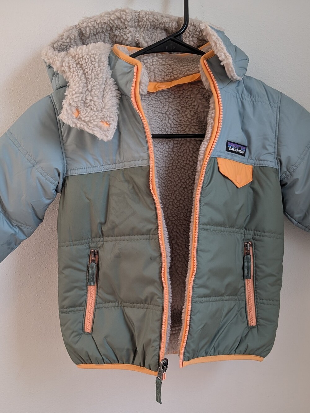 Patagonia Reversible Tribbles Hoody Toddler 5T Terrain